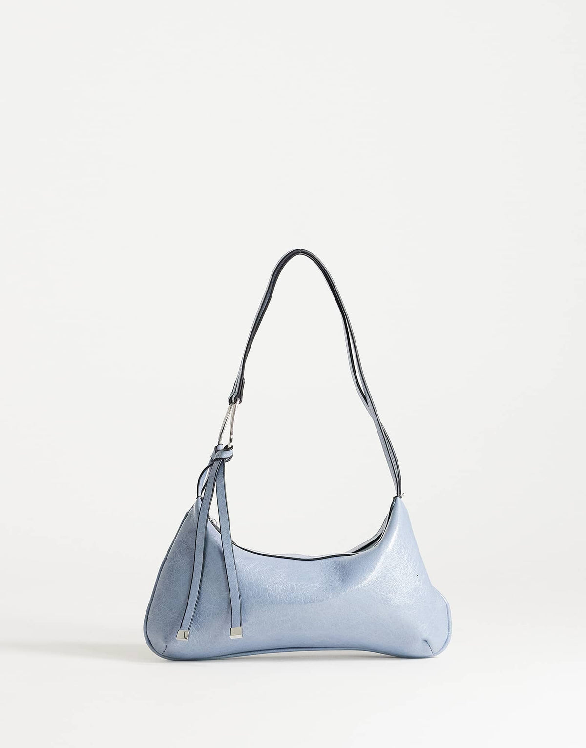Topshop Jaye small shoulder bag in blue