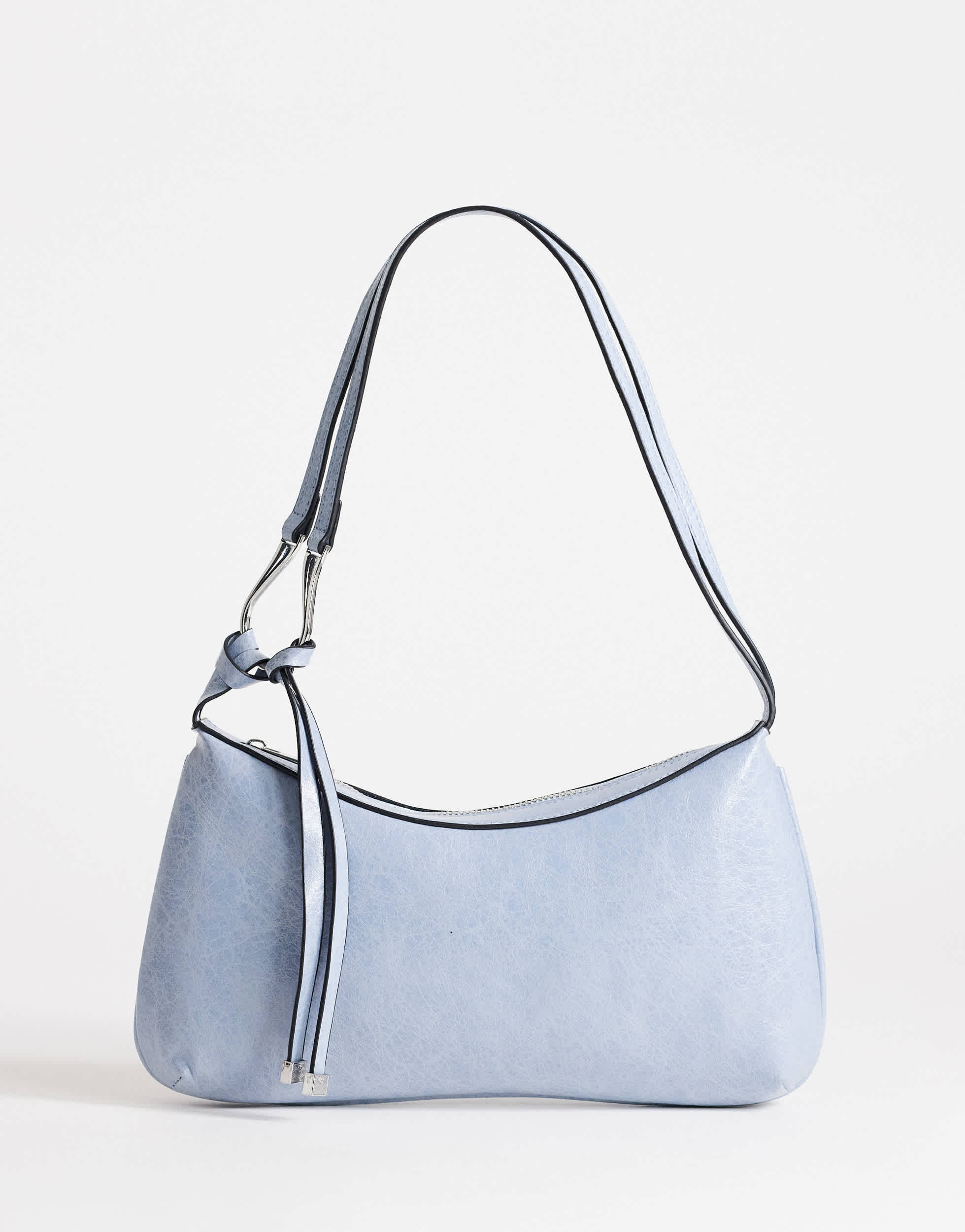 Topshop Jaye small shoulder bag in blue