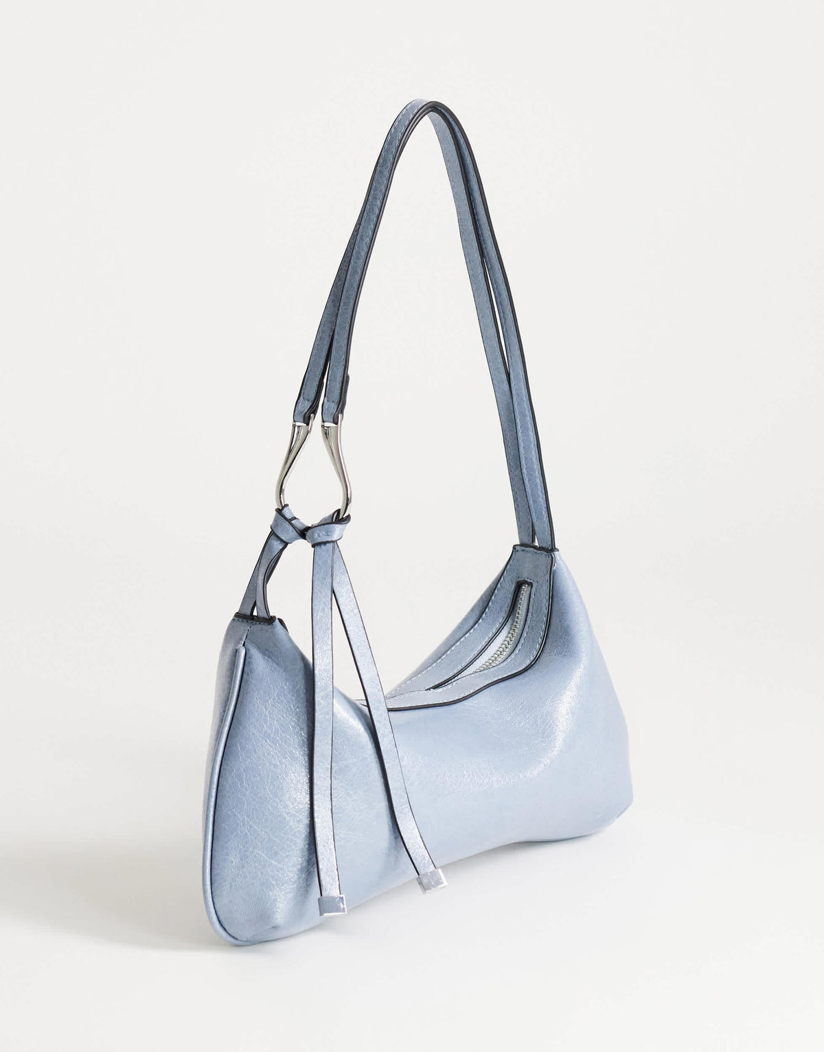 Topshop Jaye small shoulder bag in blue