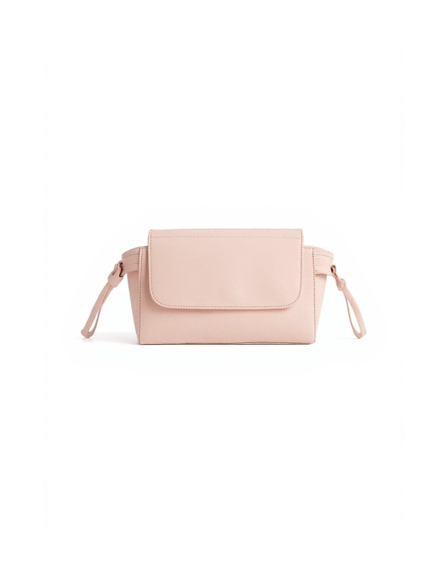 Topshop Josie small grab knot detail grab bag in pink