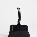Topshop Jade mini loop grab bag in black
