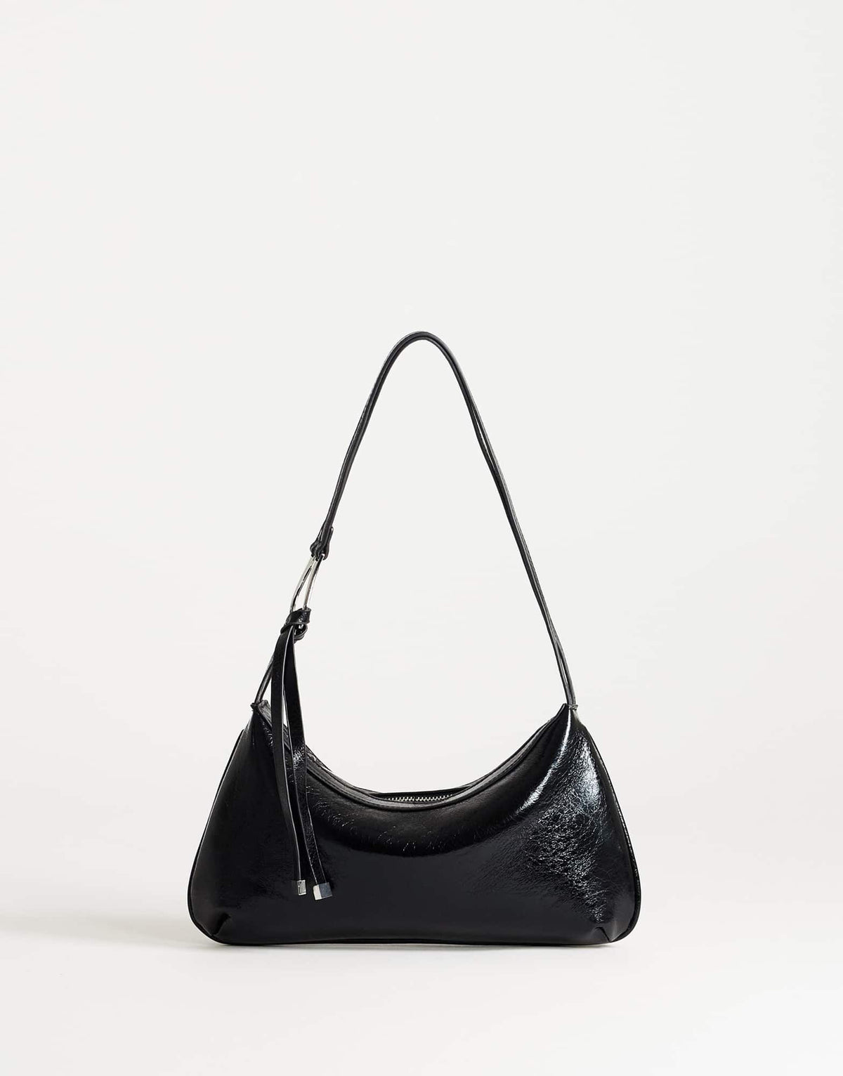Topshop Jaye small shoulder bag in black