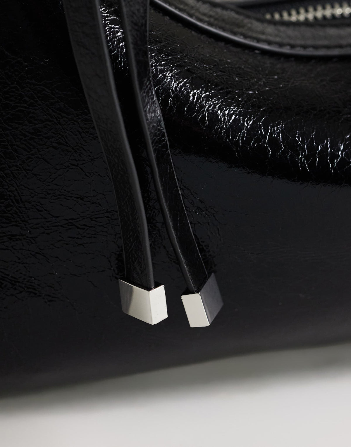 Topshop Jaye small shoulder bag in black