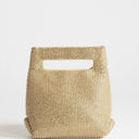 Topshop Stella diamante small grab bag in gold