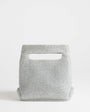 Topshop Stella diamante small grab bag in silver
