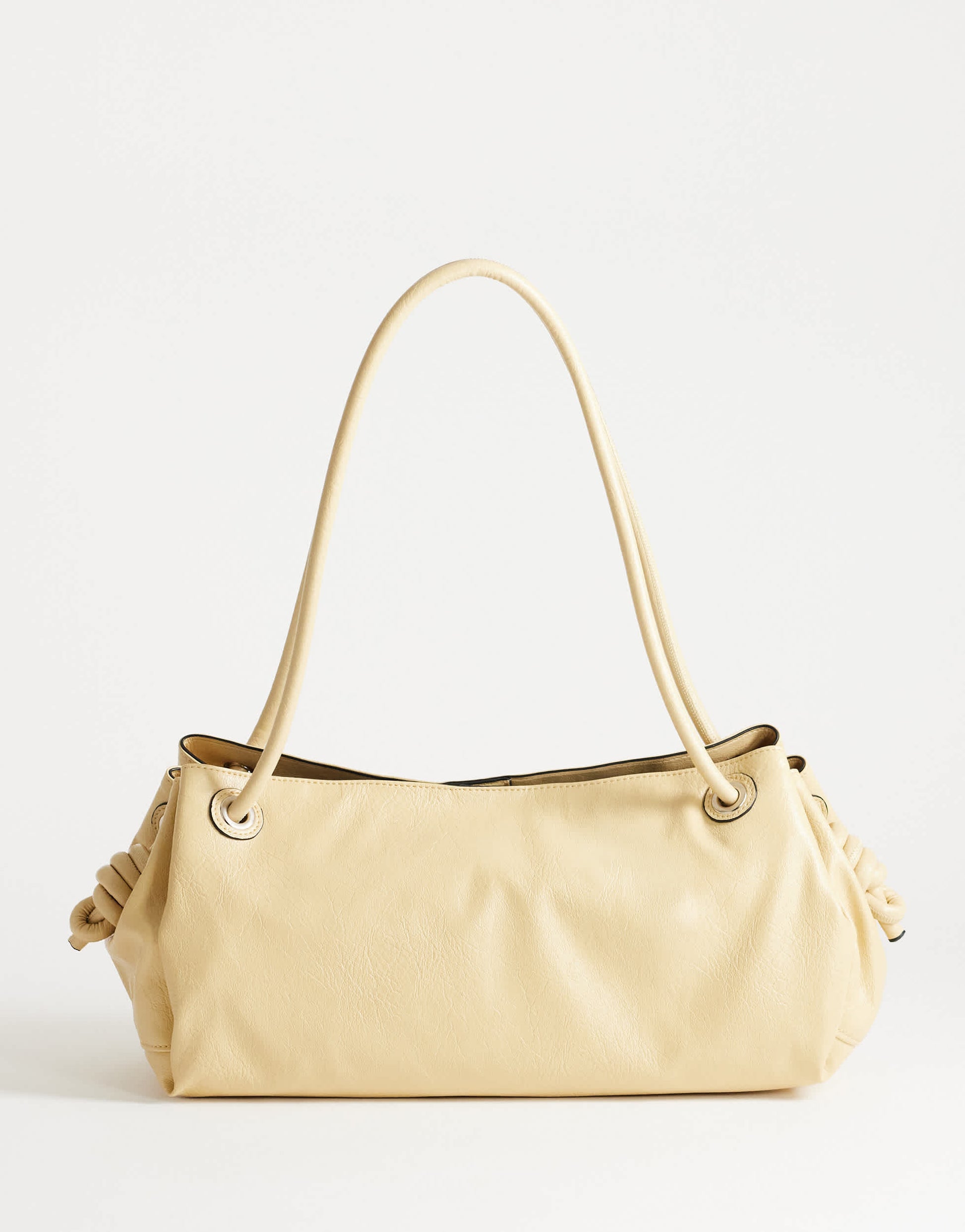 Topshop Maddie large shoulder bag in buttermilk