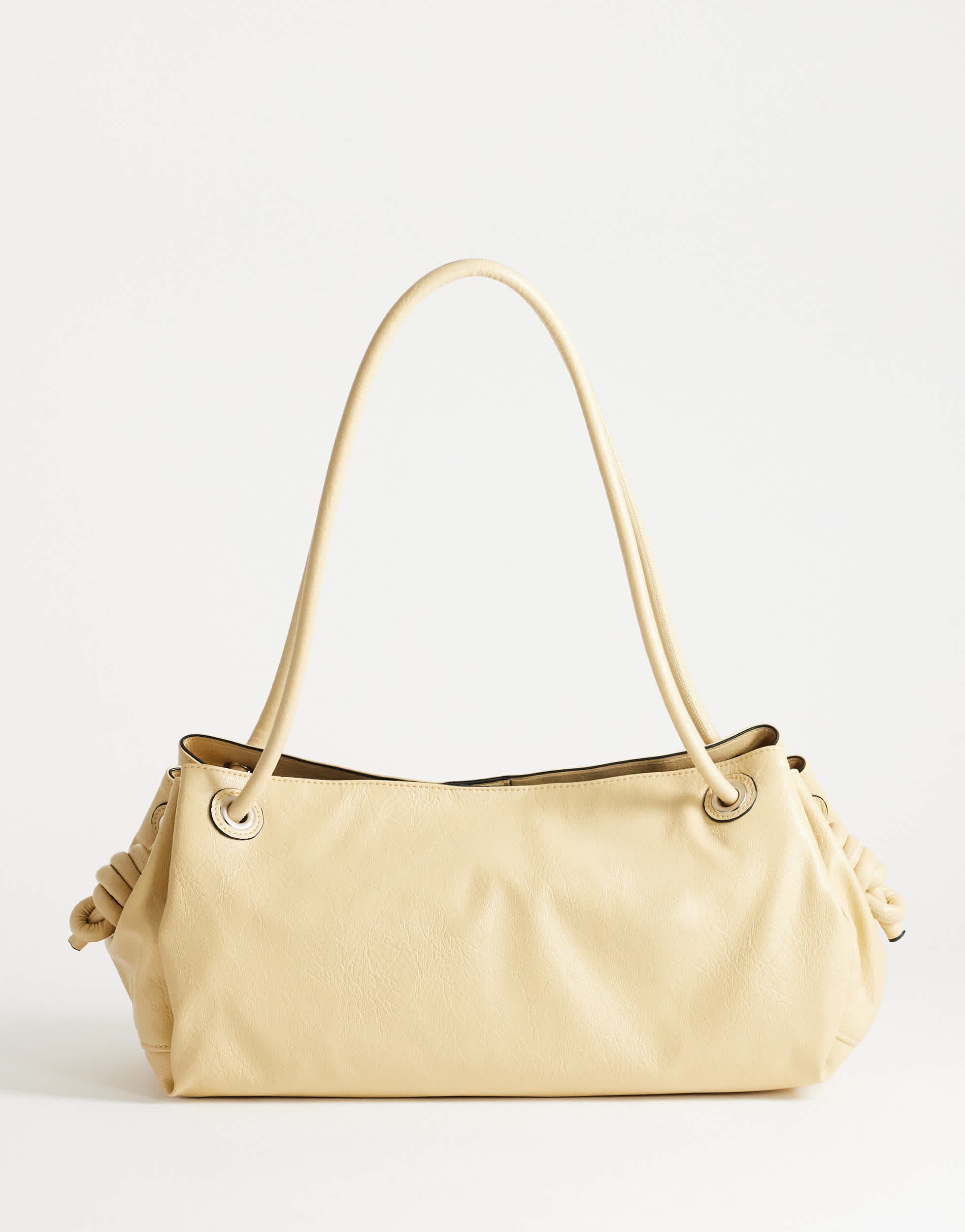 Topshop Maddie large shoulder bag in buttermilk