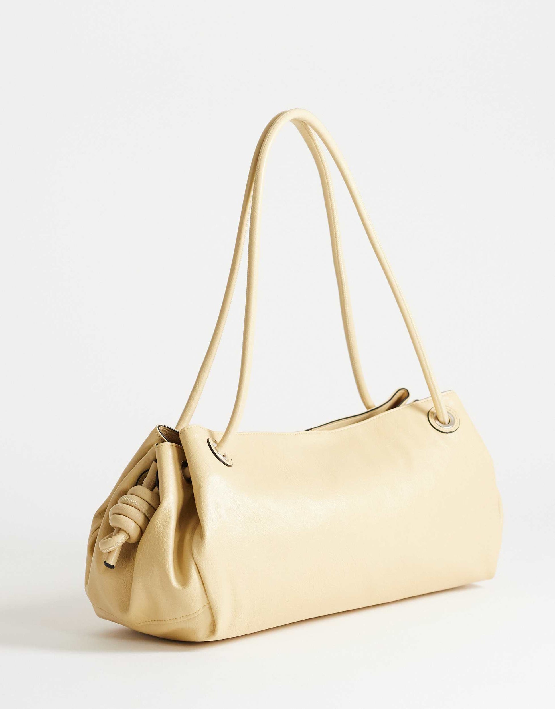 Topshop Maddie large shoulder bag in buttermilk
