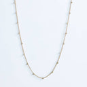 Topshop Halbketten-Halskette mit Strasssteinen in Edelstahl-Gold