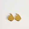Topshop Casey waterproof chunky hoop earrings in stainless gold