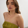 Boucles d'oreilles pendantes asymétriques Cora de Topshop, couleur or