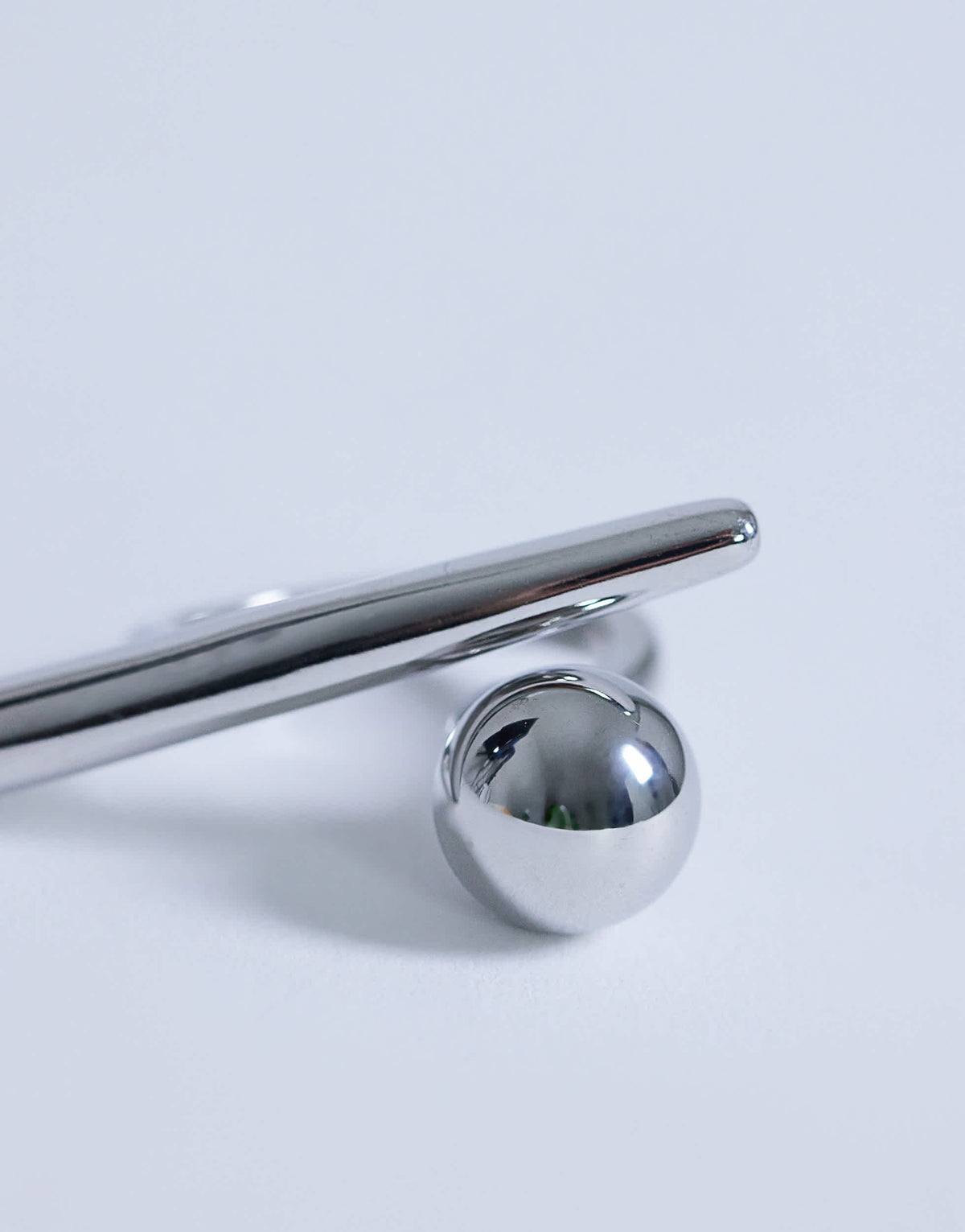 Topshop Ramona waterproof abstract ring in stainless silver