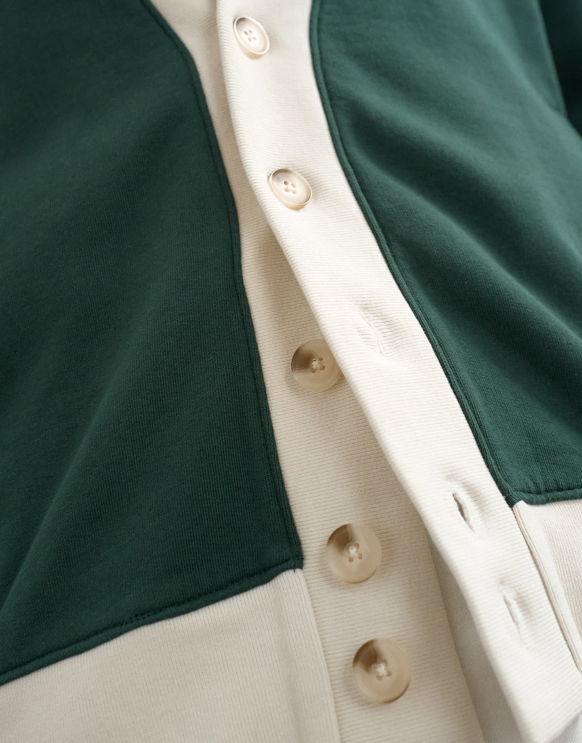 Topman classic fit retro cardigan in dark green