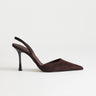 Escarpins à talons Angel en faux daim coloris chocolat de Topshop