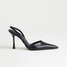 Topshop Angel heeled court shoe in black