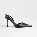Topshop Angel high heeled court shoe in black