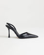 Topshop Angel high heeled court shoe in black