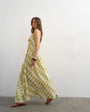 Topshop chuck on maxi sundress in check