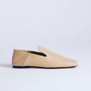 Topshop Chloe premium real leather loafer in camel