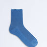 Topshop gerippte Rüschensocken in Blau