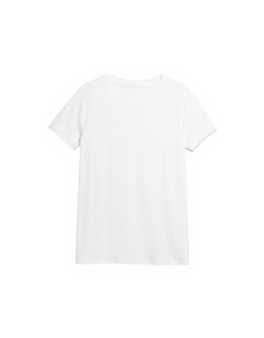 Topshop layered short sleeve fitted tee in white