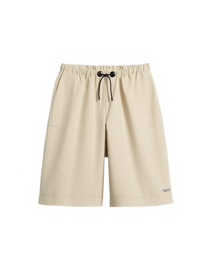 Topshop taffeta A line longline short in oyster