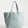 Topshop large canvas tote bag in grey