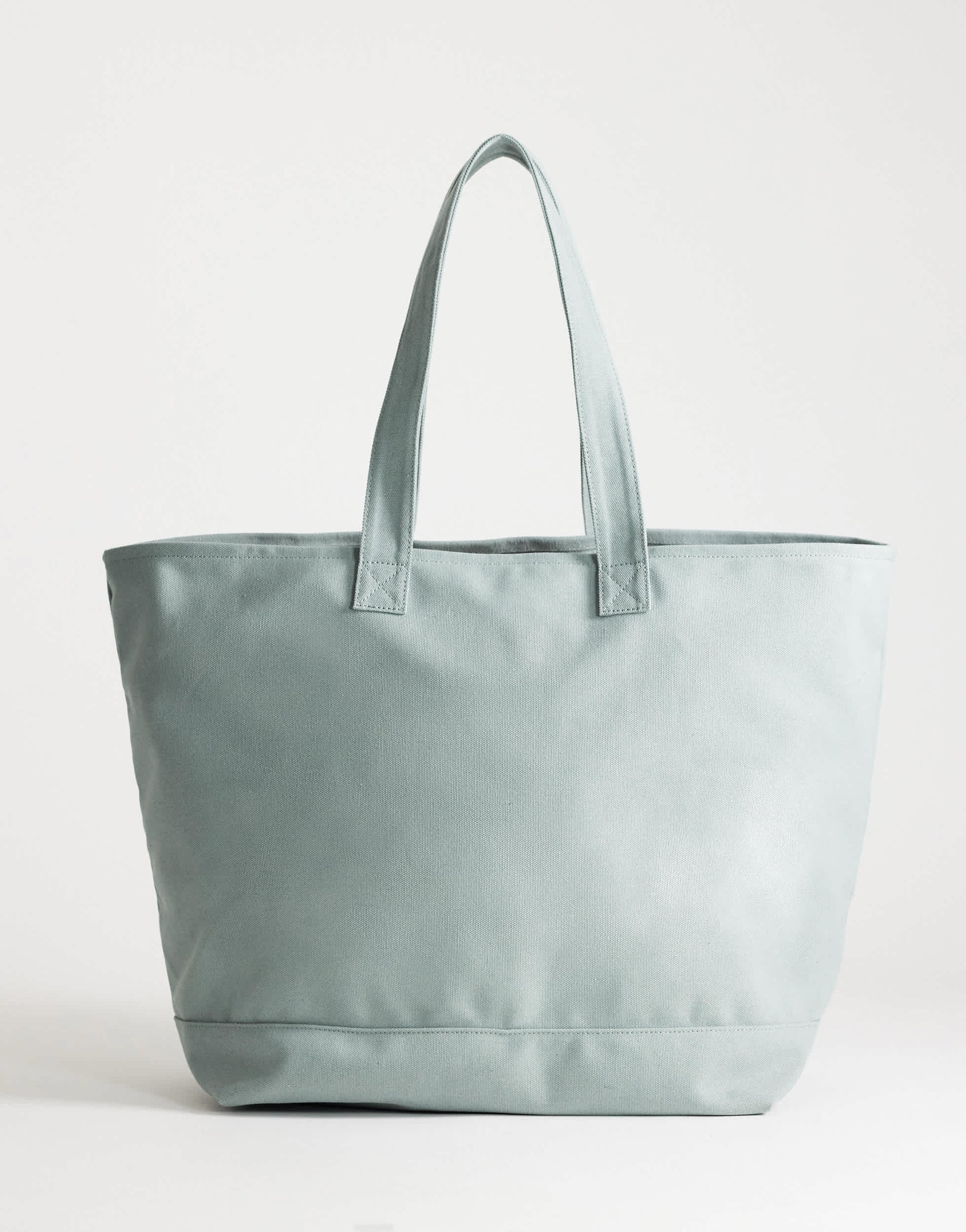 Topshop large canvas tote bag in grey