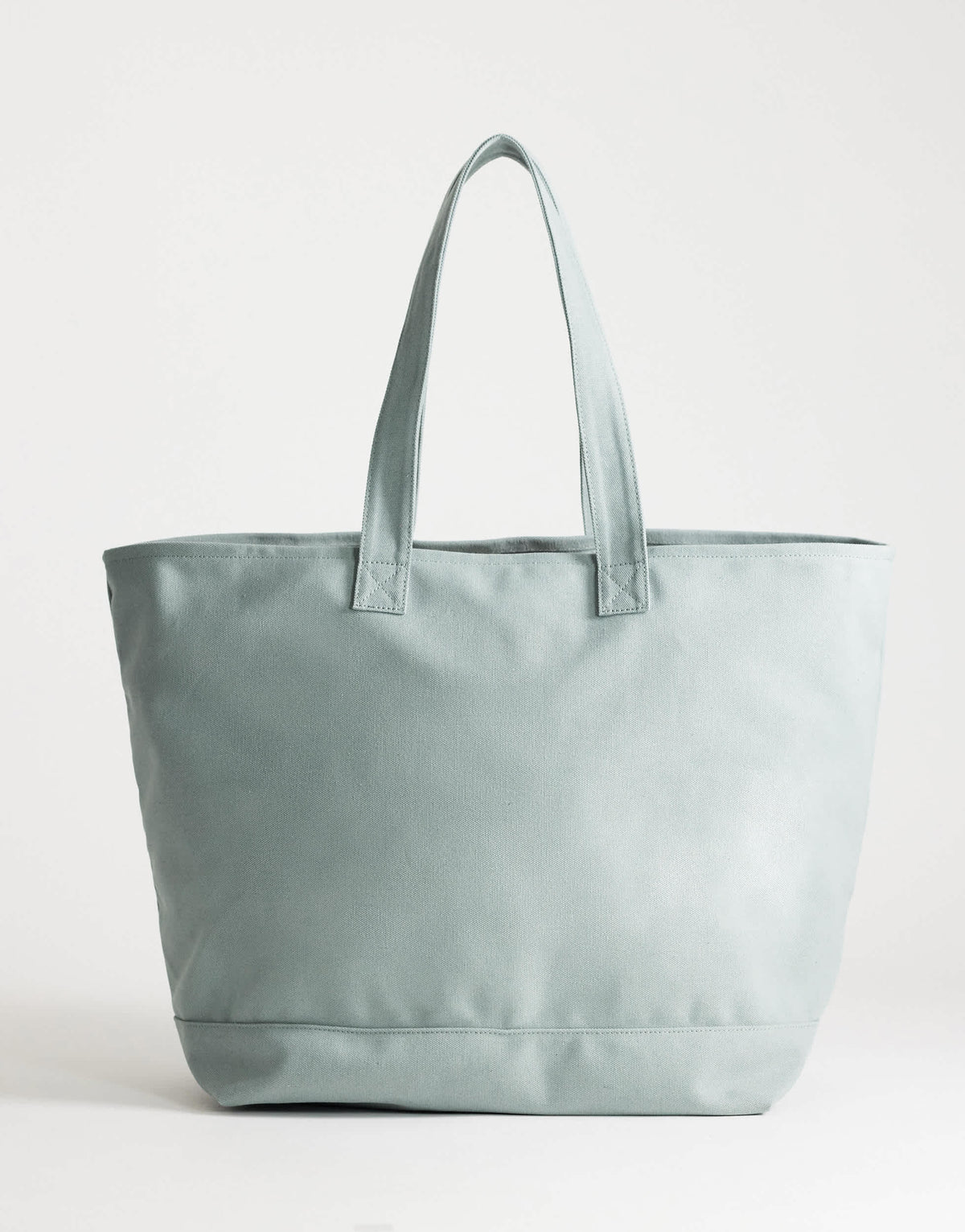 Topshop large canvas tote bag in grey