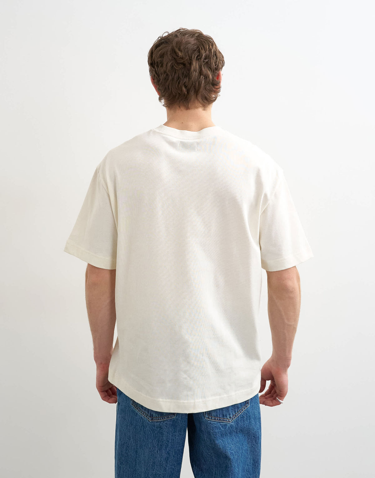 Topman relaxed fit t-shirt with Manhattan embroidery in ecru