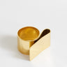 Topshop Rowan waterproof ring in stainless gold
