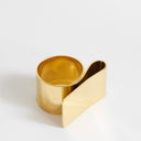 Topshop Rowan waterproof ring in stainless gold