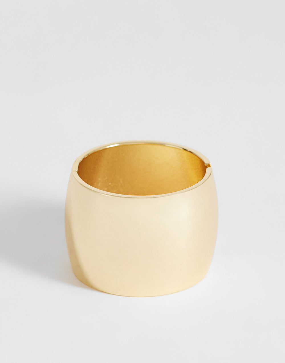 Bracelet oversize Topshop Farah, couleur dorée