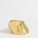 Topshop Remi waterproof asymmetric ring in stainless gold