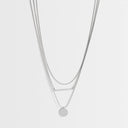 Topshop Lyra waterproof 3 pack necklaces in stainless silver