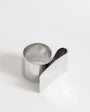 Topshop Rowan waterproof ring in stainless silver