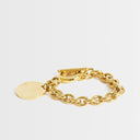 Topshop Felix waterproof charm bracelet in stainless gold