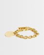 Topshop Felix waterproof charm bracelet in stainless gold