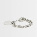 Topshop Felix waterproof charm bracelet in stainless silver