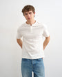 Topman relaxed fit linen mix henley t-shirt in ecru