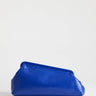Topshop anna angular clutch bag in cobalt
