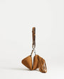 Topshop Jemma small real leather tassel shoulder bag in tan