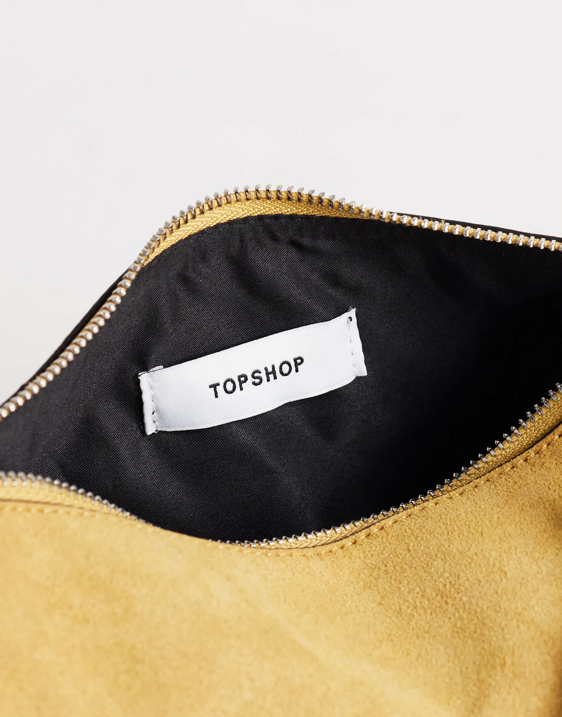Topshop Jemma small real leather tassel shoulder bag in buttermilk
