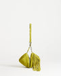 Topshop Jemma small real leather tassel medium shoulder bag in green
