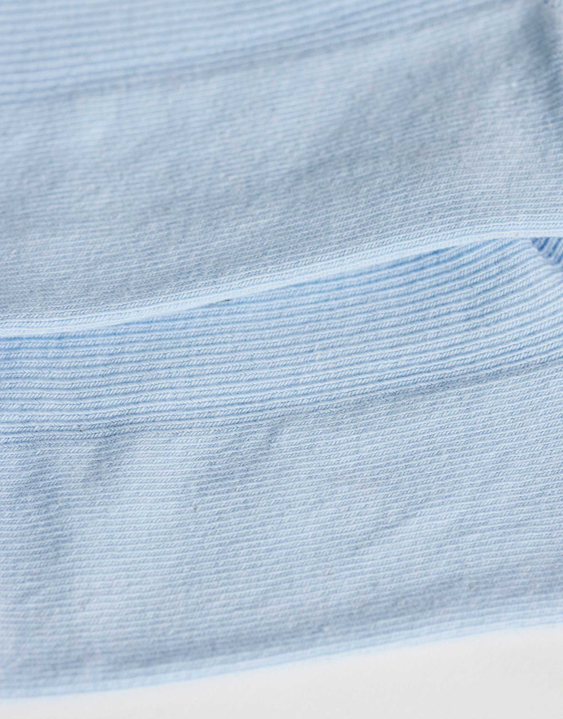 Topshop ribbed frill socks in blue
