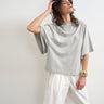 Topshop batwing t-shirt in grey marl