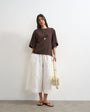 Topshop A line culotte in white