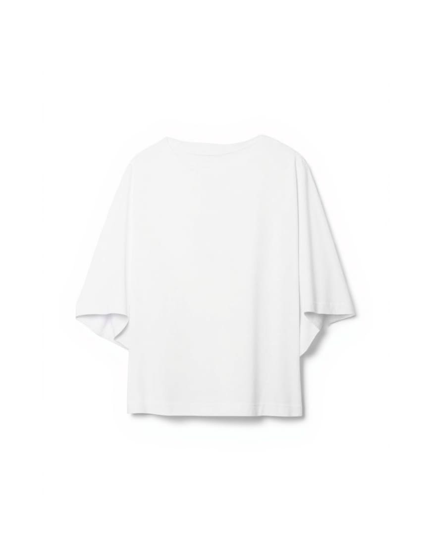 Topshop batwing t-shirt in white