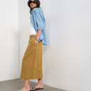 Topshop A line culotte in tan