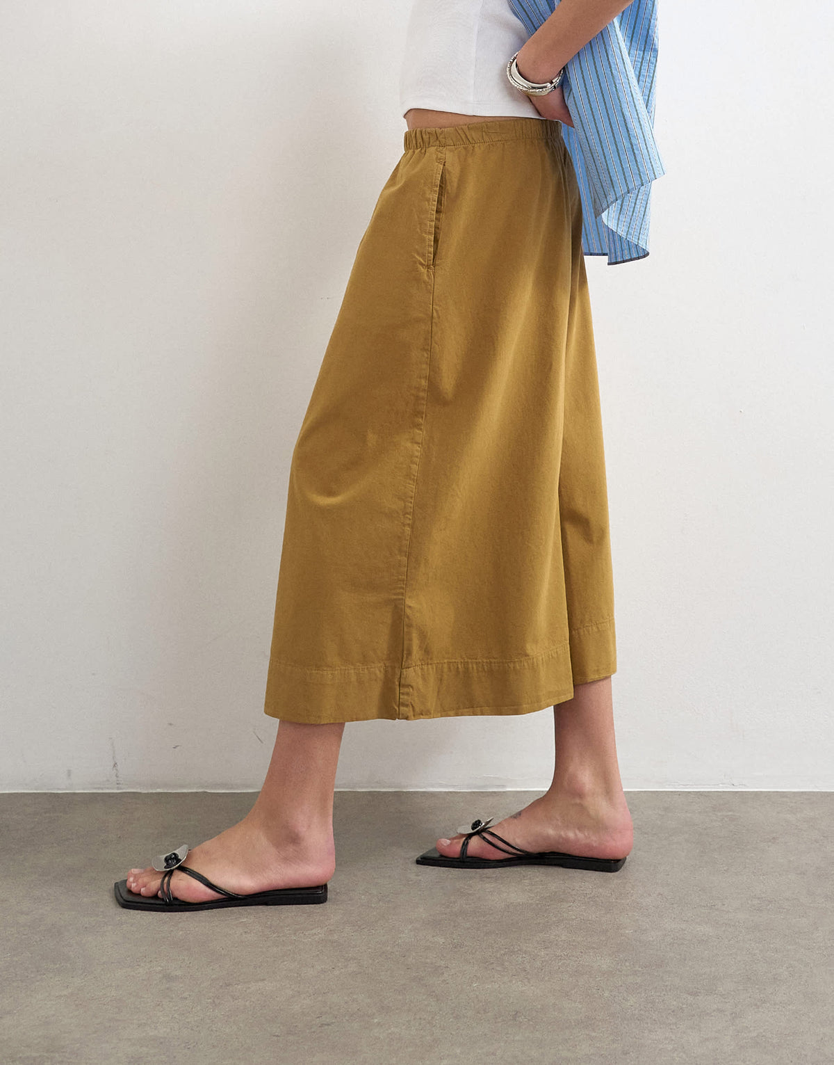 Topshop A line culotte in tan